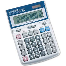Canon® HS1200TS Minidesk Calculator 12-Digit LCD