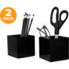 Bostitch Office Konnect™ Stackable Pencil Cup 2-Pack Black