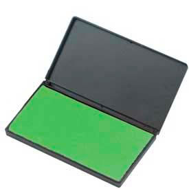 CLI® Stamp Pad 2-3/4"" x 4-1/4"" Nontoxic Reinkable Green