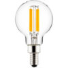 Sunlite® LED G16.5 Bulb 120V 5W 500 Lumens Candelabra Screw Base Warm White Pack of 6
