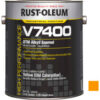Rust-Oleum V7400 Series 340 VOC DTM Alkyd Enamel Yellow (Old Catpillr) Gallon Can - 245500
