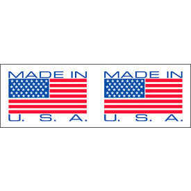 Tape Logic® Carton Sealing Tape Made in USA 2"" x 110 yds. Red/White/Blue