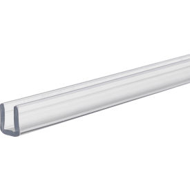 USA Sealing Polycarbonate U-Channel 24""L x 3/8""W Clear