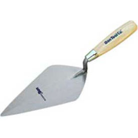 10""L X 4 1/2"" W Pro Carbon Steel Narrow London Masonry Trowel Wood Handle