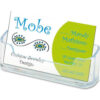 Deflect-o® Desktop Business Card Holder Plastic 1/Pk