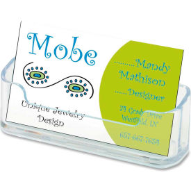 Deflect-o® Desktop Business Card Holder Plastic 1/Pk