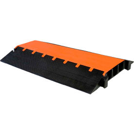 Elasco MightyGuard 3 Channel Heavy Duty Cable Protector 3"" Channel Orange/Black MG3300