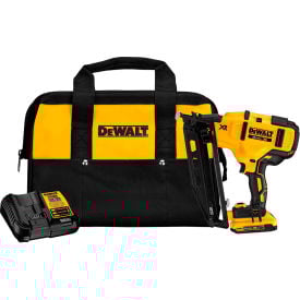 DeWALT® 20V MAX 16 Gauge Angled Cordless Finish Nailer Kit 16 Gauge Li-Ion