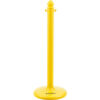Global Industrial™ Medium Duty Plastic Stanchion Post 40""H Yellow