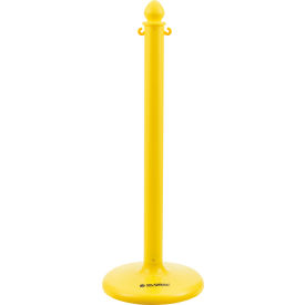 Global Industrial™ Medium Duty Plastic Stanchion Post 40""H Yellow