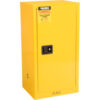 Global Industrial™ Flammable Cabinet Manual Close Single Door 16 Gallon 23""Wx18""Dx44""H