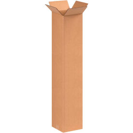Global Industrial™ Tall Cardboard Corrugated Boxes 8""L x 8""W x 42""H Kraft