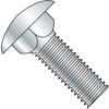 Carriage Bolt - 3/8-16 x 6"" - Round Head - Steel - Zinc CR+3 - Grade A - FT - A307 - Pkg of 25