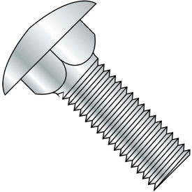 Carriage Bolt - 3/8-16 x 6"" - Round Head - Steel - Zinc CR+3 - Grade A - FT - A307 - Pkg of 25