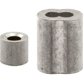 Prime-Line GD 12151 Ferrules and Stops 1/8-Inch Aluminum(Pack of 2)