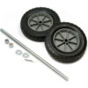 Global Industrial™ Universal 8"" Mold-On Rubber Hand Truck Wheel Kit