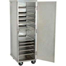 Nexel®  ETC2127 Enclosed Mobile Transport Cabinet 68""H 40 Pan Capacity Aluminum