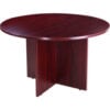 47"" Round Conference Table - Mahogany