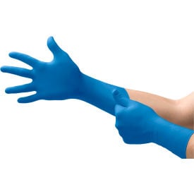 Ansell MICROFLEX® SafeGrip® SG-375 Latex Gloves Powder-Free Beaded Size M 50/Pack