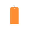 Global Industrial™ Shipping Tag Pre Wired#3 3-3/4""L x 1-7/8""W Orange 1000/Pack