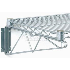 Nexel® Chrome Fixed Single Shelf Wall Mount Bracket 14""D