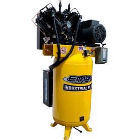 EMAX ESP10V080V3 10 HP Two-Stage Compressor 80 Gal Vert. 175 PSI 38 CFM 3-Phase 208-230/460V