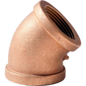 1-1/4 In. Lead Free Brass 45 Degree Elbow - FNPT - 125 PSI - Import