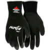 MCR Safety N9699L Ninja® HPT PVC Coated Nylon Gloves 15 Gauge Large Black