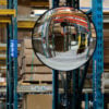 Global Industrial™ Round Glass Convex Mirror Indoor 26"" Dia. 160° Viewing Angle