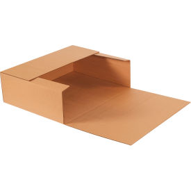 Global Industrial Corrugated Jumbo Easy-Fold Mailers 20""L x 16""W x 6""H Kraft