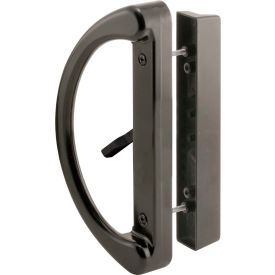 Primeline Products C 1224 Sliding Glass Door Handle Black Mortise Style