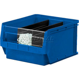 Quantum Plastic Magnum Stacking Bin 12""W x 20""D x 12""H Blue