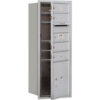 4C Horizontal Mailbox 37-1/2""H Single  4 MB1/1 PL Doors Front Load Aluminum USPS