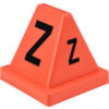Global Industrial™ Lettered Cones A-Z Red