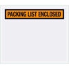 Panel Face Envelopes ""Packing List Enclosed"" Print 6-1/2""L x 5""W Orange 1000/Pack