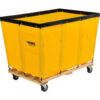 Global Industrial™ KD 20 Bushel Yellow Vinyl Basket Bulk Truck