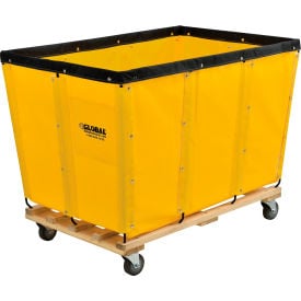 Global Industrial™ KD 20 Bushel Yellow Vinyl Basket Bulk Truck