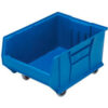 Quantum Mobile Hulk Plastic Stacking Bin 18-1/4""W x 23-7/8""D x 12""H Blue