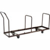 Interion® Chair Cart for Folding Chairs - Vertical Stack - 35 Chair Capacity