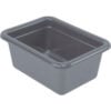 Quantum Nesting Utility Box 12-1/16""L x 9-1/16""W x 5-1/8""H Bus Box Polypropylene Gray