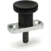 Plate Mount Indexing Plunger - Non Lock-Out Type Steel .24""x.55"" Pin