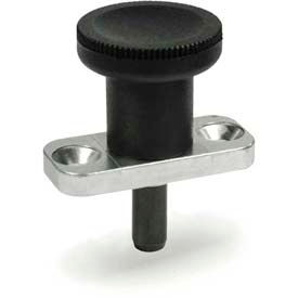 Plate Mount Indexing Plunger - Non Lock-Out Type Steel .24""x.55"" Pin