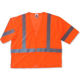 Ergodyne® GloWear® 8310HL Class 3 Economy Vest Orange L/XL