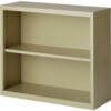 Hirsh 2 Shelf Bookcase 34-1/2""W x 13""D x 30""H Putty
