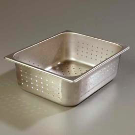 Carlisle 607124P - Durapan Light Gauge One-Half Size Perforated Pan 10-3/8"" x 12-3/4"" x 4.5"" Deep