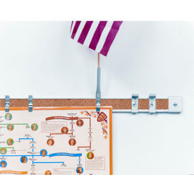 Balt® Map Rails - Set of 6 - 96""W x 2""H