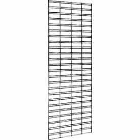2'W X 4'H - Slatgrid Panel - Semi-Gloss Black
