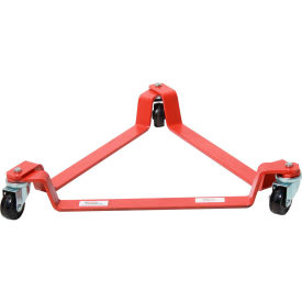 55 Gallon Triangular Drum Dolly Polyolefin Casters - T3P