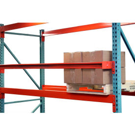 Global Industrial™ Teardrop Pallet Rack Backstop 96"" L 6"" Offset