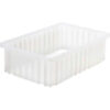 Quantum Storage Dividable Grid Container 16-1/2""L x 10-7/8""W x 5""H Clear Polyprolylene